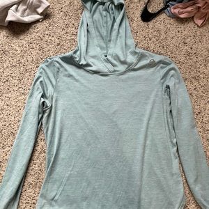 Light blue running long sleeve shirt